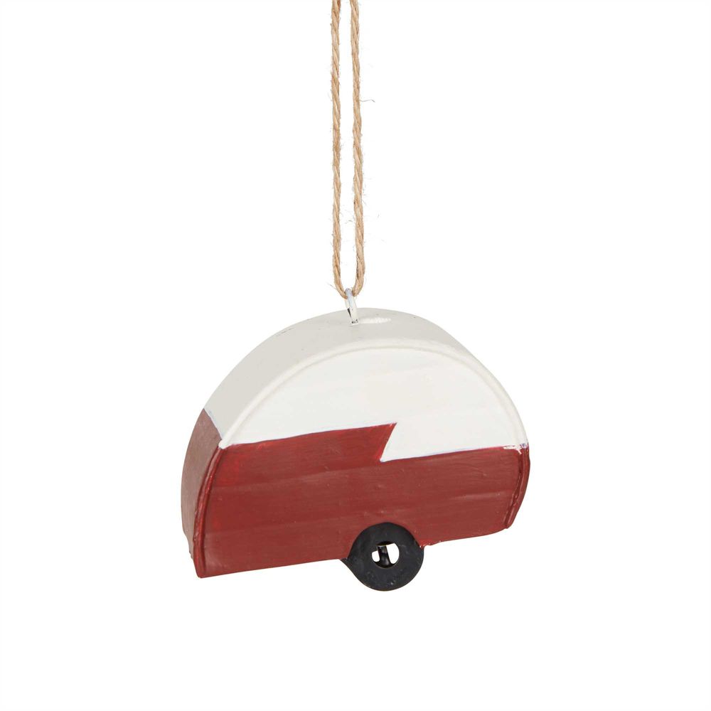 Festive Caravan Tree Decoration Red