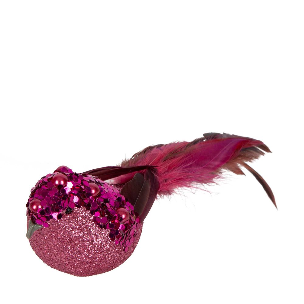 Armand Clip On Bird Decoration Pink