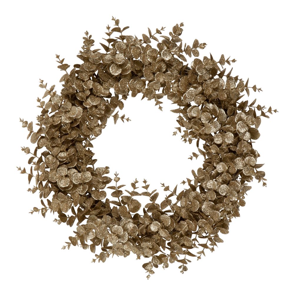 Inca Glitter Eucalyptus Wreath Gold