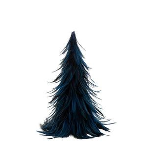 Periny Feather Cone Tree Small Navy Blue