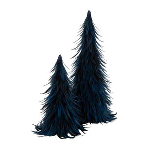 Periny Feather Cone Tree Small Navy Blue