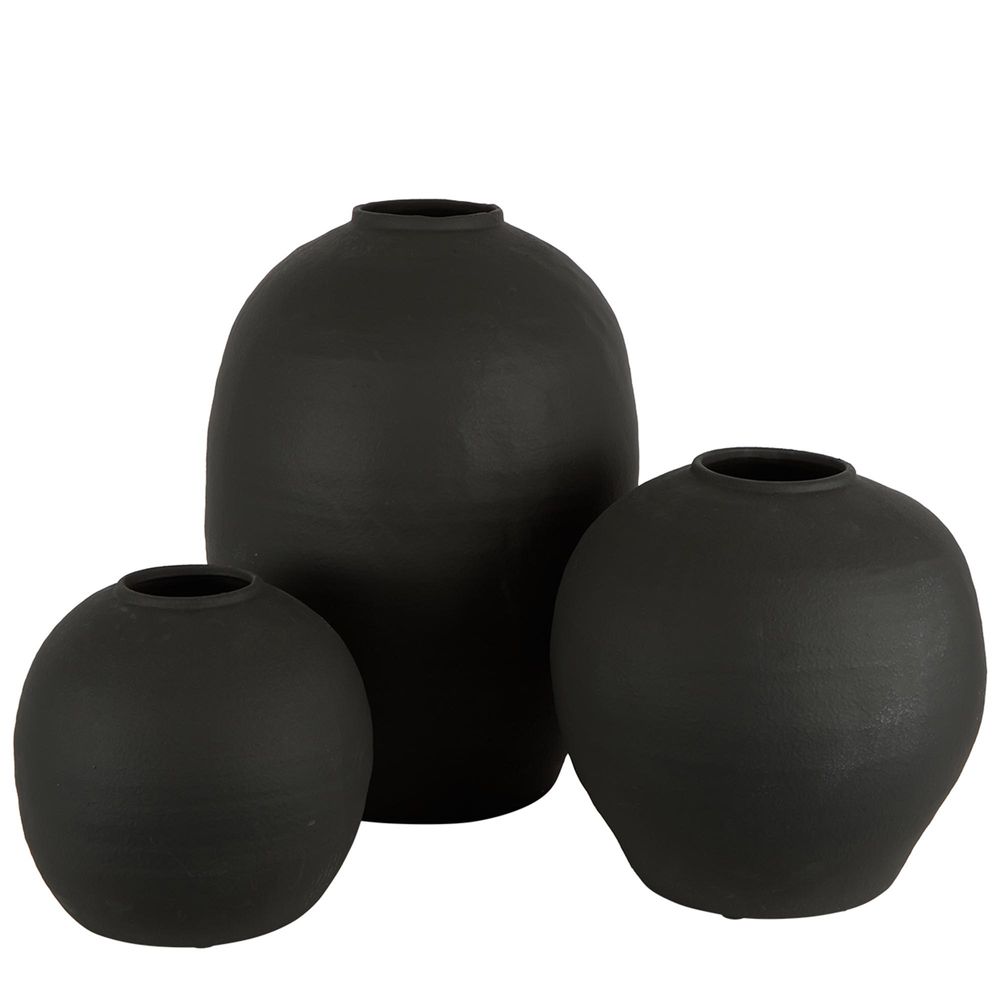 Cara Vase Small Black