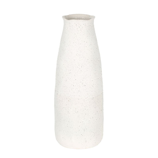 Tuba Ceramic Vase Large White