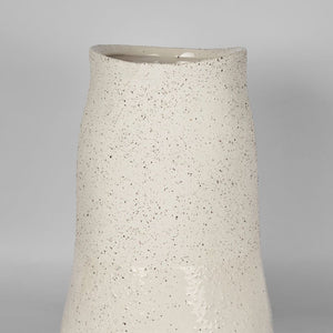 Tuba Ceramic Vase Medium White