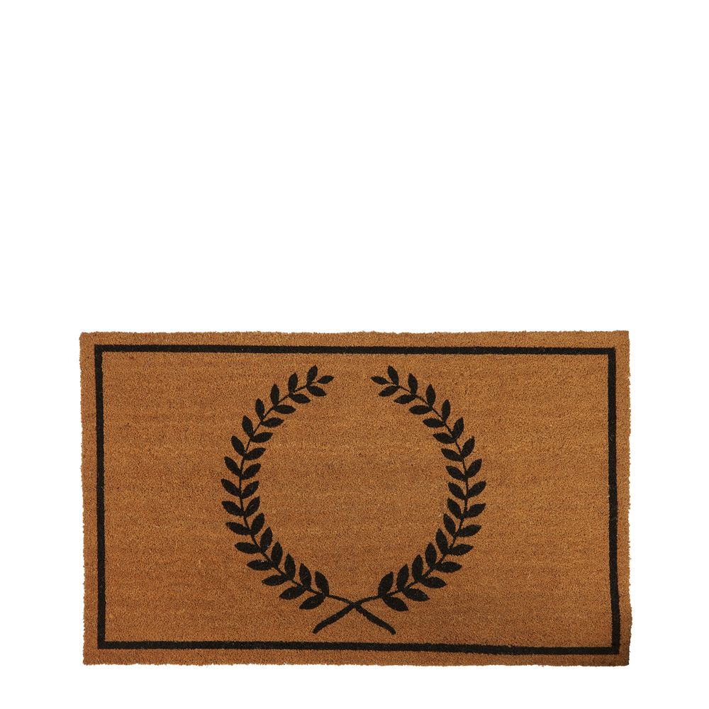 Wimbledon Coir Doormat With Vinyl Backing Small 45X75