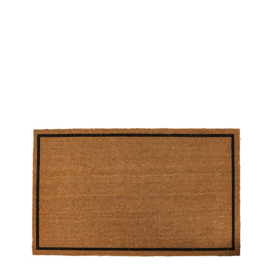 Plet Coir Doormat With Vinyl Backing Small