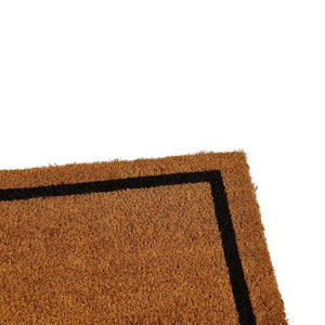 Plet Coir Doormat With Vinyl Backing Small