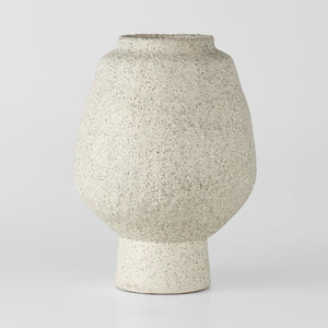 Bolero Round Vase White