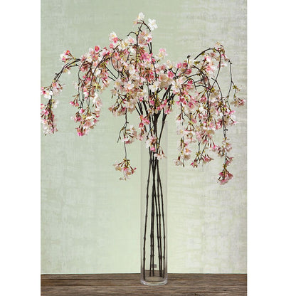 Cherry Blossom Hanging Spray 1.3M Pink