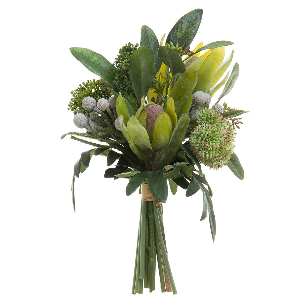 Eucalyptus Berry Bouquet 30Cm Green