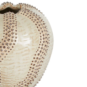 Ostrich Egg Ceramic Vase Natural