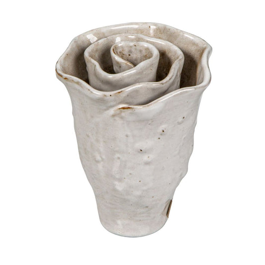 Rose Vase Small White