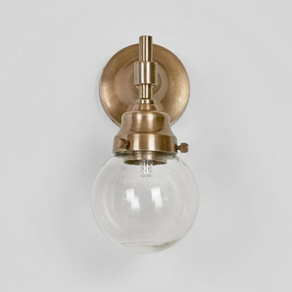 Iceberg Outdoor Wall Light Antique Brass