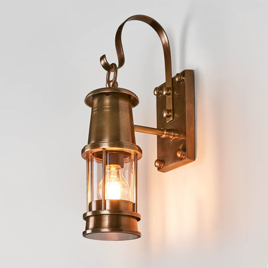 Liberty Outdoor Wall Light Antique Brass