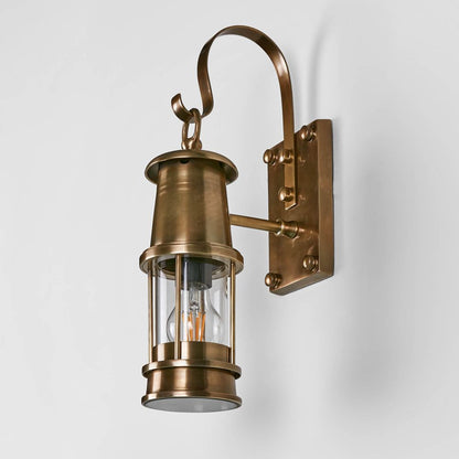 Liberty Outdoor Wall Light Antique Brass