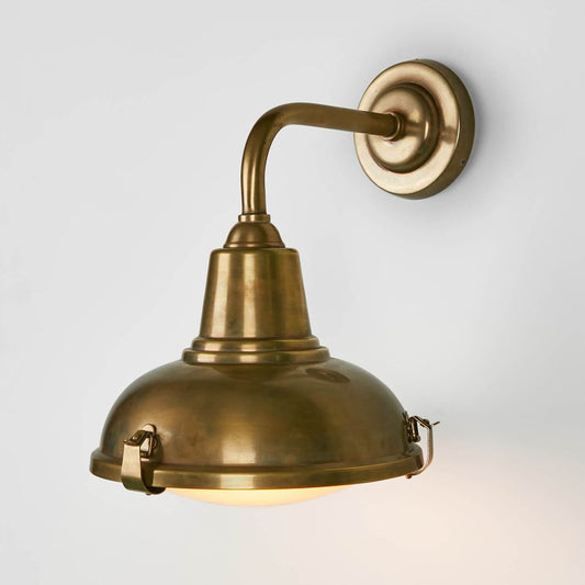 Catalina Outdoor Wall Light Antique Brass