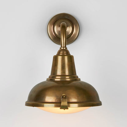 Catalina Outdoor Wall Light Antique Brass