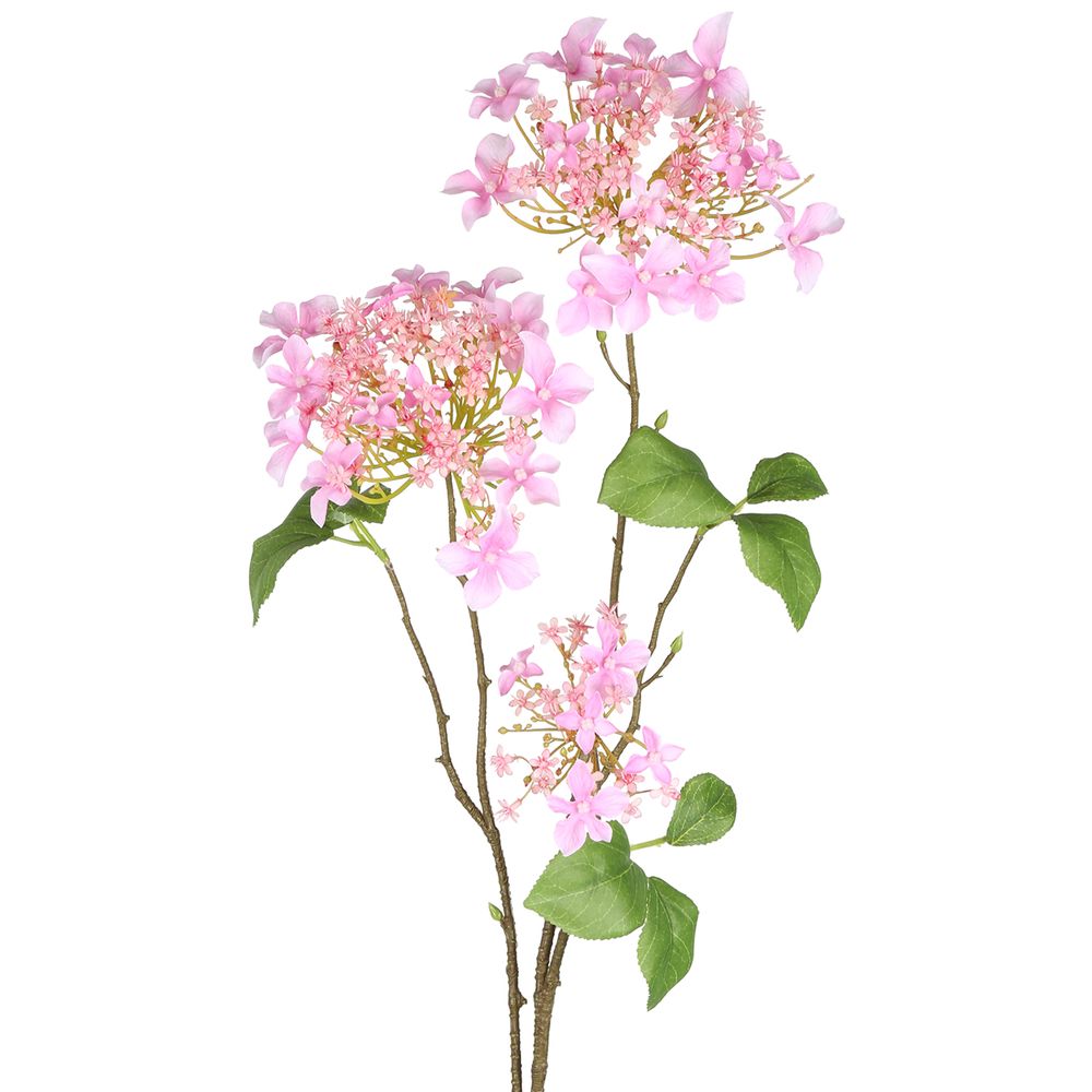 Hydrangea Spray 70cm Pink