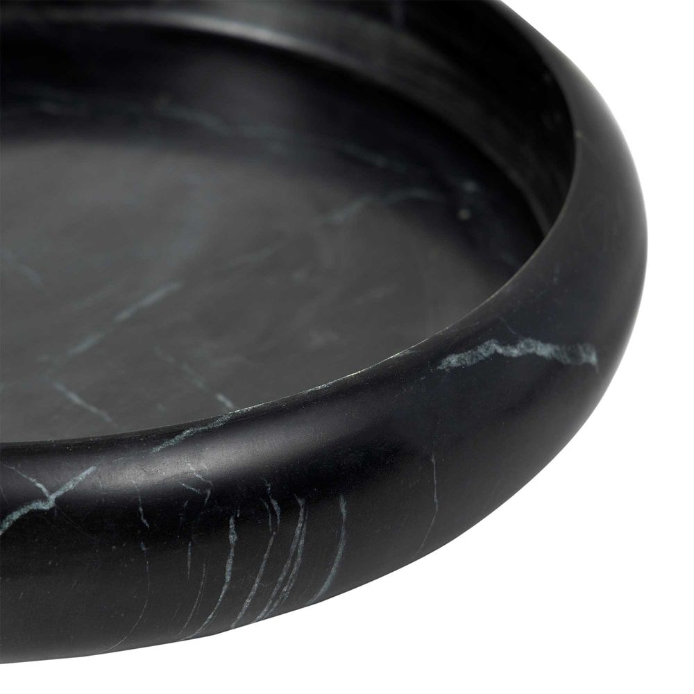 Santiago Marble Tray Small Black