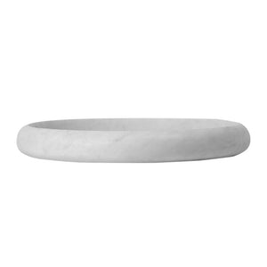 Santiago Marble Tray Medium White