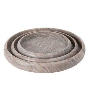 Santiago Marble Tray Small Brown