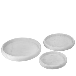 Santiago Marble Tray Large White