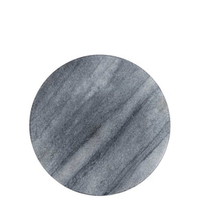 Graze Marble Coaster Round Grey