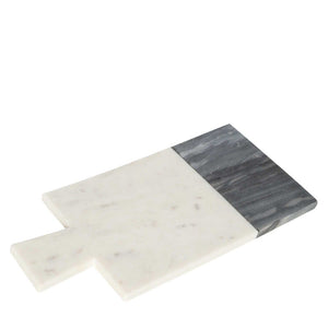 Graze Marble Board Rect Grey Handle