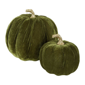 Velvet Pumpkin Small Green