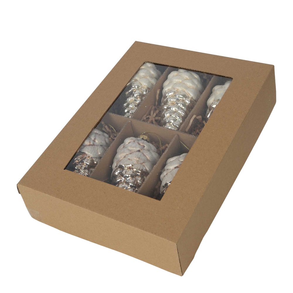 Atiem Boxed Set Of 6 Baubles