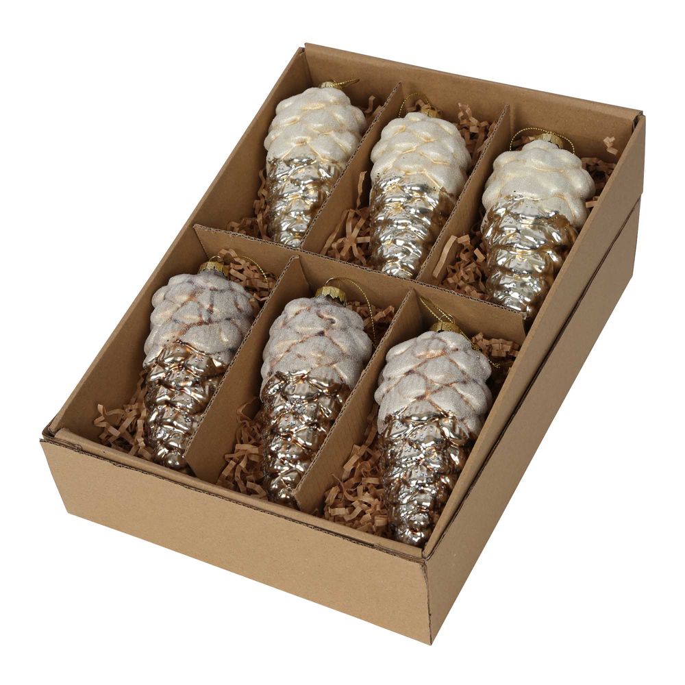 Atiem Boxed Set Of 6 Baubles