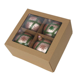 Trelli Boxed Set Of 4 Baubles