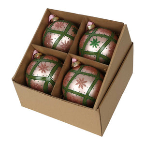 Trelli Boxed Set Of 4 Baubles