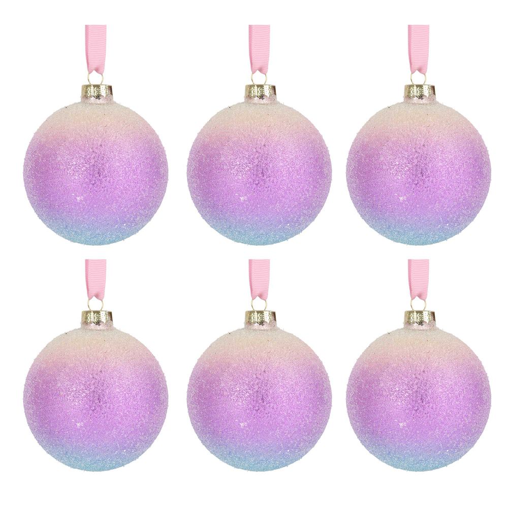 Ombera Boxed Set Of 6 Baubles