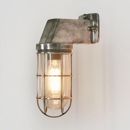 Royal London Outdoor Wall Light Antique Silver