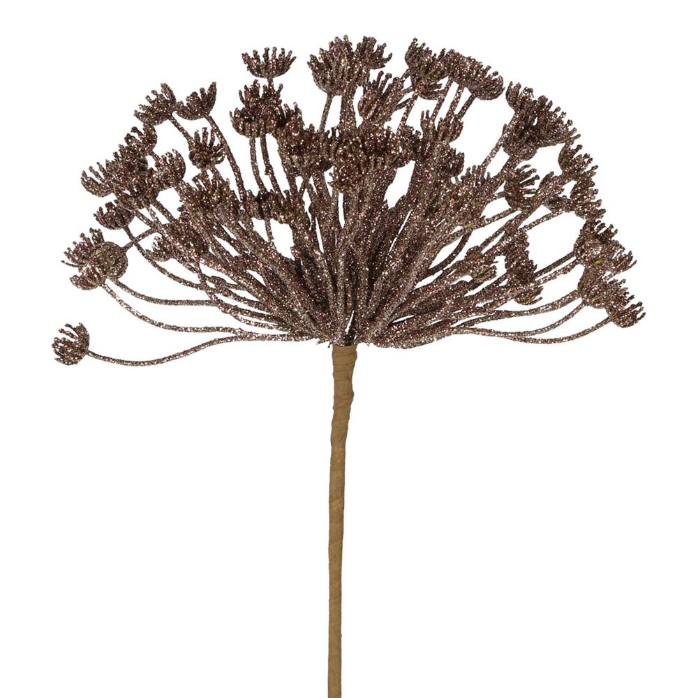 Que Floral Stem Bronze