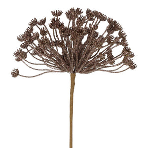 Que Floral Stem Bronze