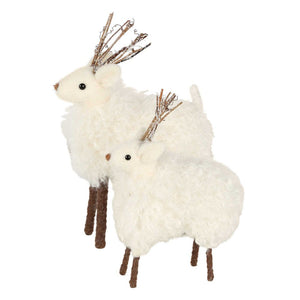 Andie Felt Deer Small White