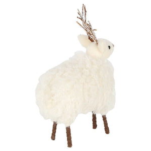 Andie Felt Deer Small White