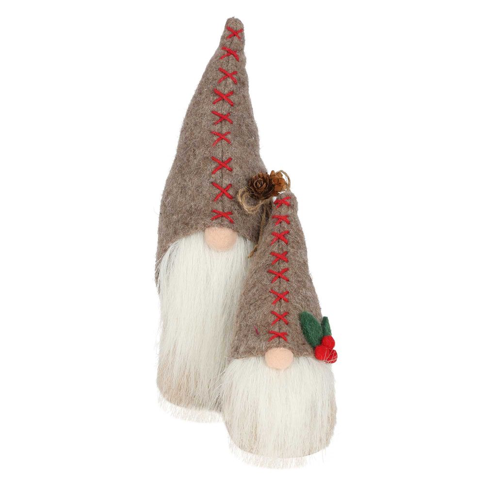 Gabbo Felt Gnome Grey Small