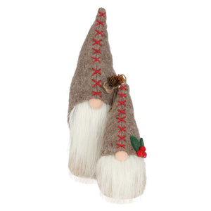 Gabbo Felt Gnome Grey Small