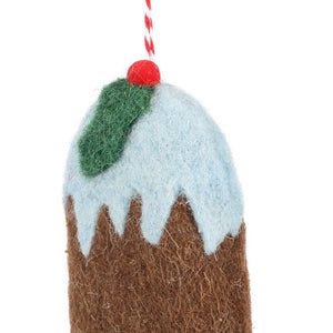 Mervelle Felt Ice Cream Hanging Tree Ornament Blue