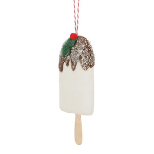 Mervelle Felt Ice Cream Hanging Tree Ornament Brown