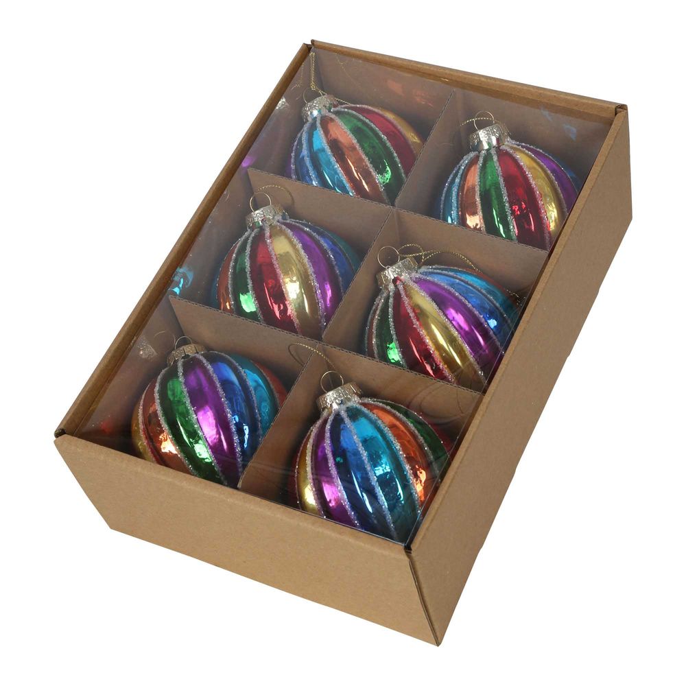 Rayne Boxed Set Of 6 Baubles