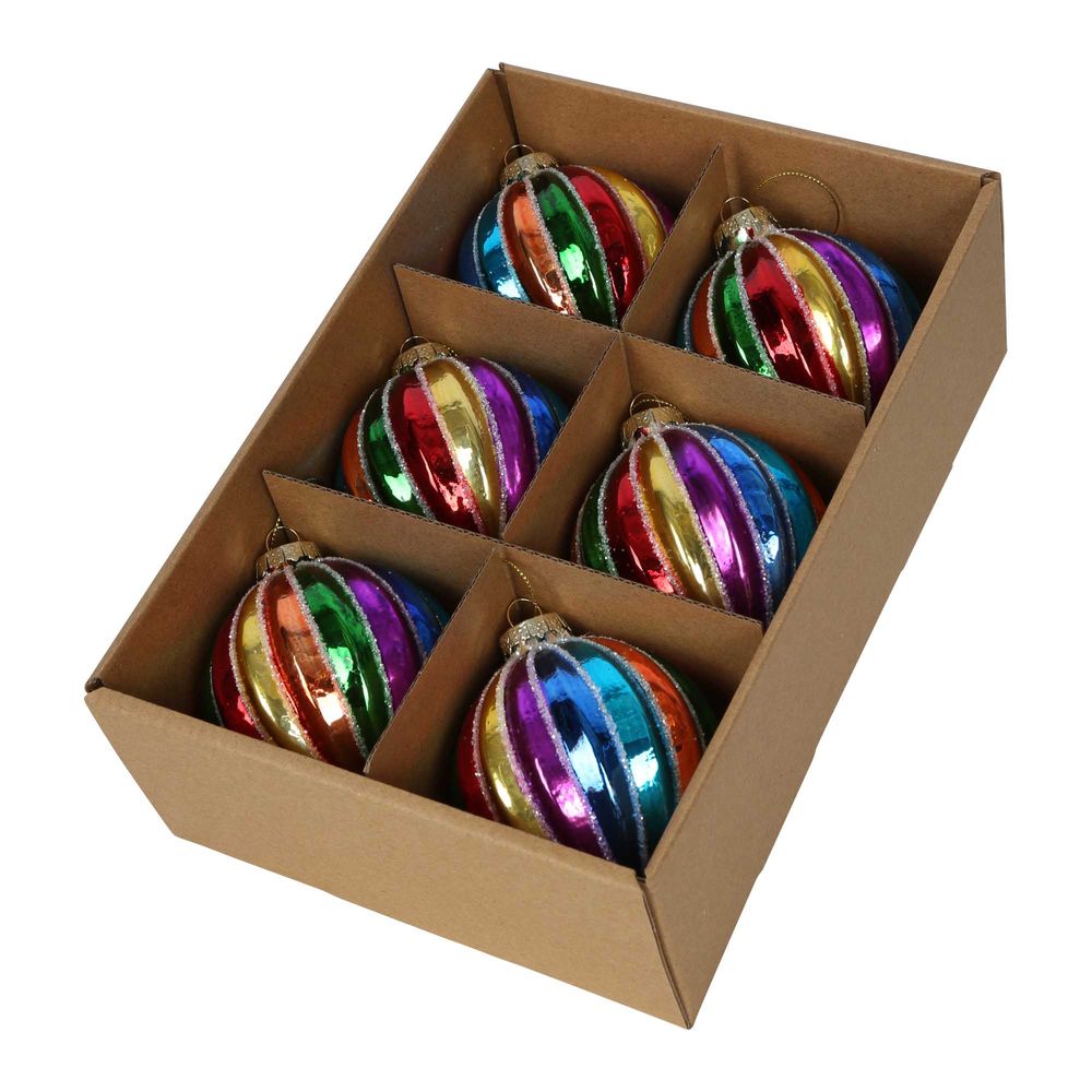 Rayne Boxed Set Of 6 Baubles