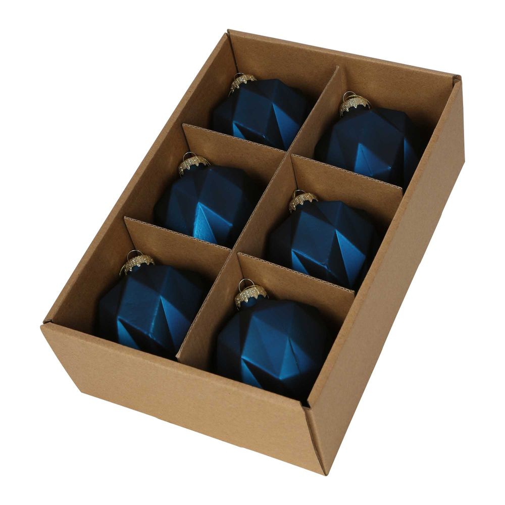 Midnight Boxed Set Of 6 Baubles