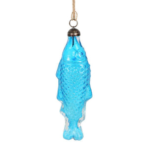 Hanging Fish Tree Decoration Blue