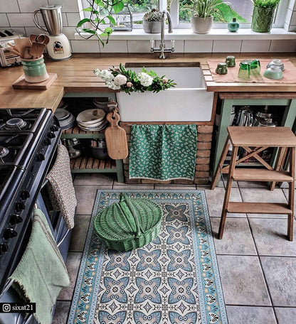 Bella Classic vinyl rug lifestyle view