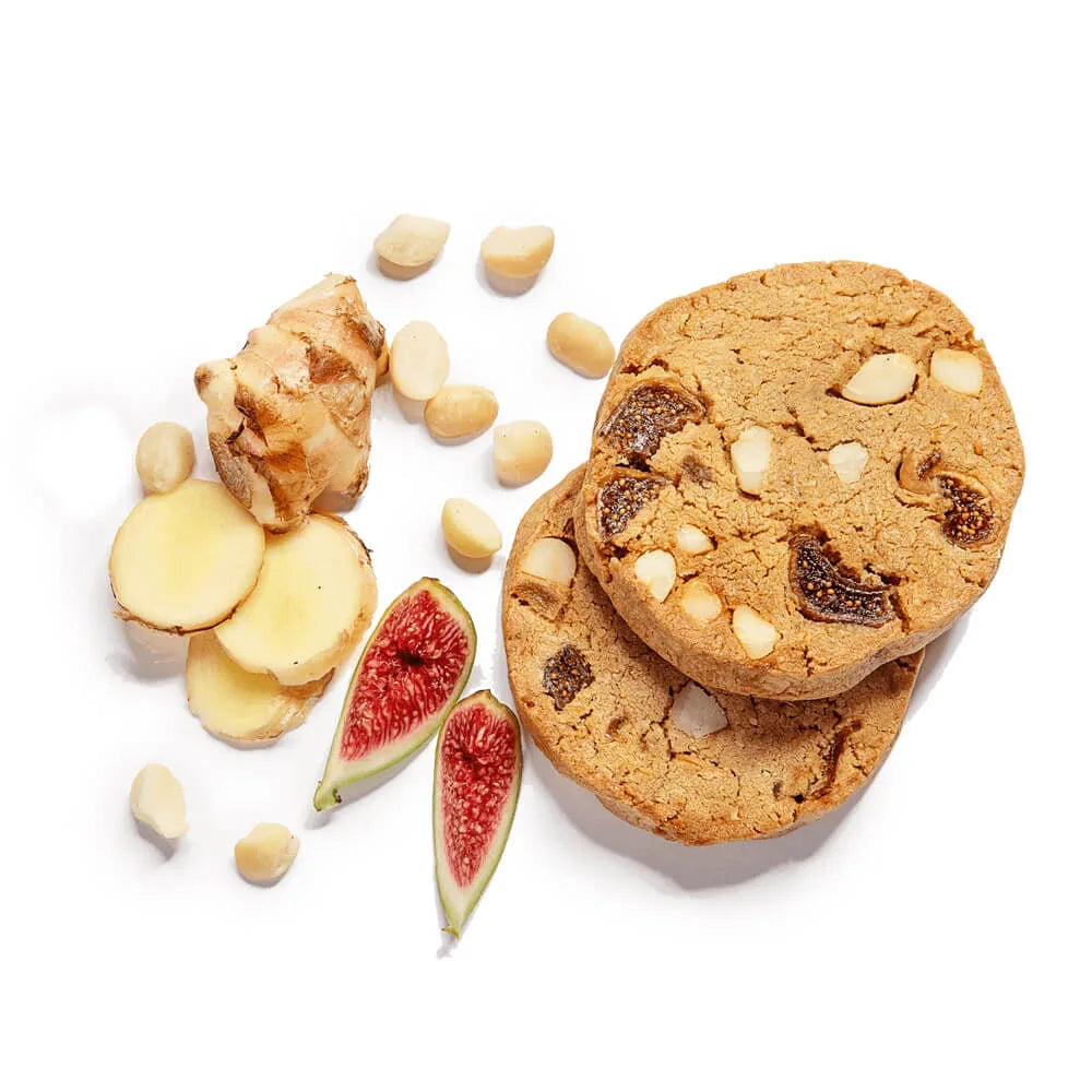 Fig, Macadamia & Ginger 80g Café Cookies (Stack)