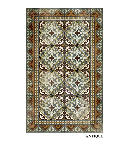 Flor de Lis Classic vinyl rug product view